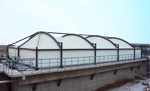  污水處理池膜結構環(huán)保建筑