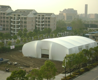 膜結(jié)構(gòu)土壤修復(fù)大棚建設(shè)項(xiàng)目